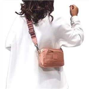 Ny Nylon Macaron Color Cross Body Bag
